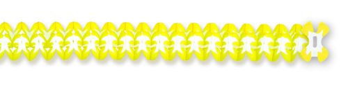 Yellow/White Cross Garland - Product #5321-6 - Click Image to Close