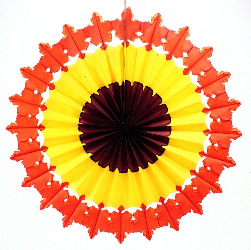 Fall Leaves Fan - Product #5349-8 - Click Image to Close