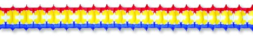 Red/Yellow/Blue Arch Garland - Product #5387-5 - Click Image to Close