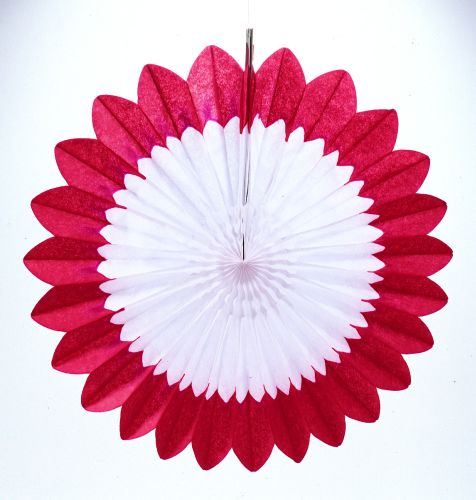 Red/White Fan - Product #5390-5 - Click Image to Close