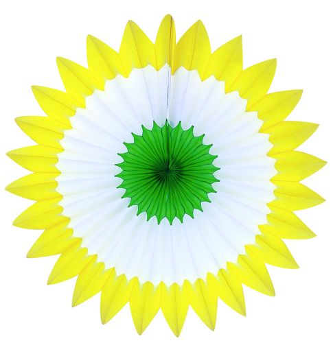 27" Yellow/White /Green Spring Fan - Product #5391-5 - Click Image to Close