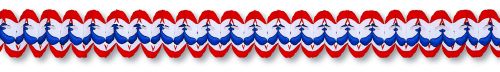 Red/White/Blue Cross Garland - Product #5393-6 - Click Image to Close