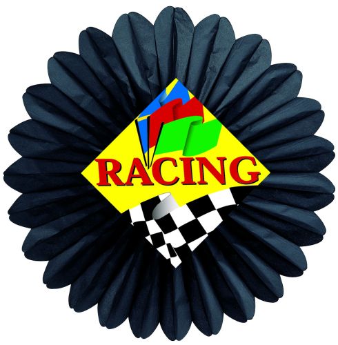 Racing Flag Fan - Product #5406-0 - Click Image to Close