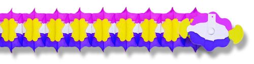 Purple/Yellow/Cerise Arch Garland - Product #5421-4 - Click Image to Close