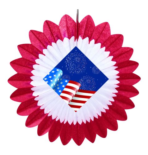 Patriotic Fan - Product #5454-9 - Click Image to Close