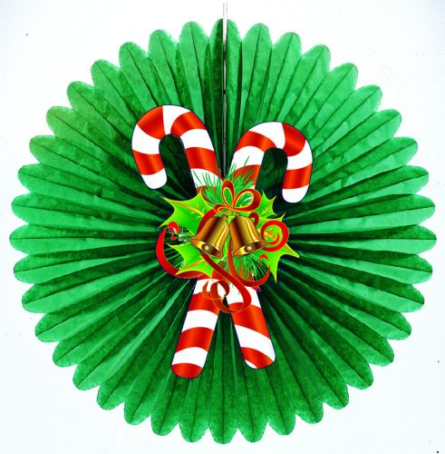 Deluxe Fan Assortment W/Candy Cane Diecuts - Product #5459-8