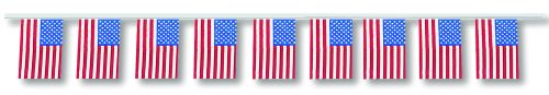 American Flag Pennant Banner - Product #5532-2