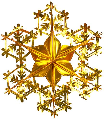 Gold Metallic Starflake - Product #5557-0 - Click Image to Close