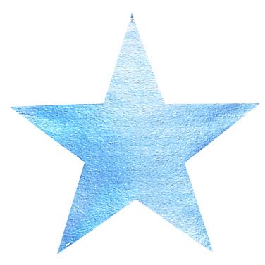 Silver Metallic Star Diecut - Product #5340-1