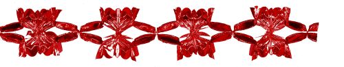 Red Metallic Garland - Product #5521-0