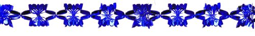Blue Metallic Garland - Product #5525-0
